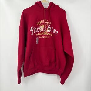 Florida State Seminoles Hoodie XL‎ Red Perrin Sportswear NWT Official NCAA FSU